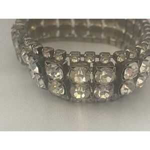 Four Strand Rhinestone Stretch Bracelet. Beautiful